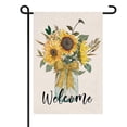 thumbnail image 1 of Bandera de jardín Girasol Impreso Primavera Yard Banner Decoración de arpillera Bandera de granja, Tipo 1 Eigraketly HA005809-01, 1 of 6