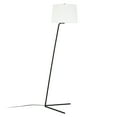 thumbnail image 4 of Evelyn&Zoe Markos Tilted Floor Lamp with Fabric Shade in Blackened Bronze/White, 4 of 13