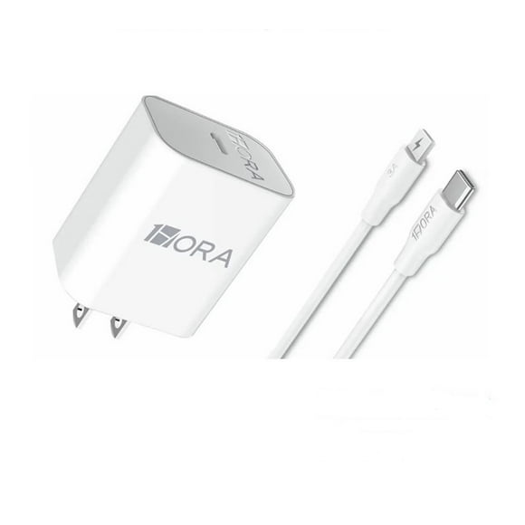 Combo Cargador Turbo Tipo C 20W Para IPhone 1Hora Punto Cell Combo Cargador Turbo Iphone