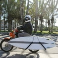 thumbnail image 4 of Graflsoa Black Aluminum Motorcycle Surfboard Rack Set with Quick Release, Wall-Mountable, 580x80mm, Easy Installation & Space-Saving Design, 4 of 6