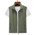 thumbnail image 4 of Feipeng Men's Casual Lightweight Outdoor Fishing Work Safari Travel Photo Cargo Vest Jacket Multi Pockets, 4 of 6