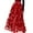 Red, variant on HXWCHs Heavywork A Line Skirt Flowy Chiffon Polka Dot High Waist Elegant Layered Ruffle Design Casual Party Wear XXL Red