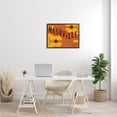 thumbnail image 2 of Nashville City of Music Guitars Performing & Arts Graphic Art Black Framed Art Print Wall Art, 2 of 7