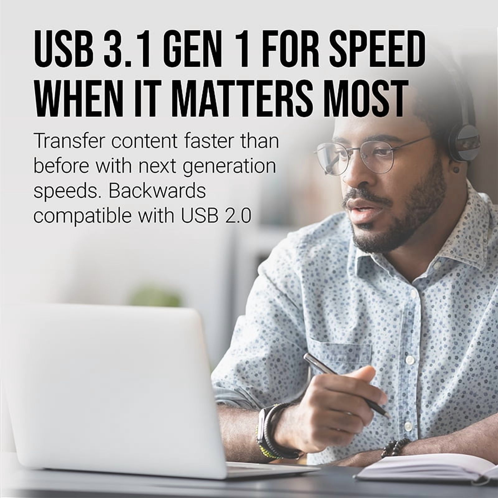 PNY 64GB Elite-X Fit USB 3.1 Flash Drive​ 3-Pack