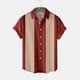 thumbnail image 4 of Playeras Algodon Para Hombre, Camiseta Informal De Verano A La Moda Para Playa, Con Estampado Digital 3D, Solapa Con Botones, Manga Corta, 115, 4 of 4