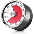 thumbnail image 2 of Queen King Kitchen Timer Magnetic,visual Timer For Kids,60-minute Visual Countdown Timer With Loud Alarm,magnetic Back Stainless Steel Face,kitchen Ti, 2 of 5