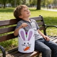 thumbnail image 5 of TIELUTT Easter Children's Cute Rabbit Easter Egg Easter Handbag Event Silicone Mat Baking Quarter Sheet Pizza Dough Tray Silicone Cookie Sheets for Oven Wooden Rods for Baking Pizza Mat, 5 of 5