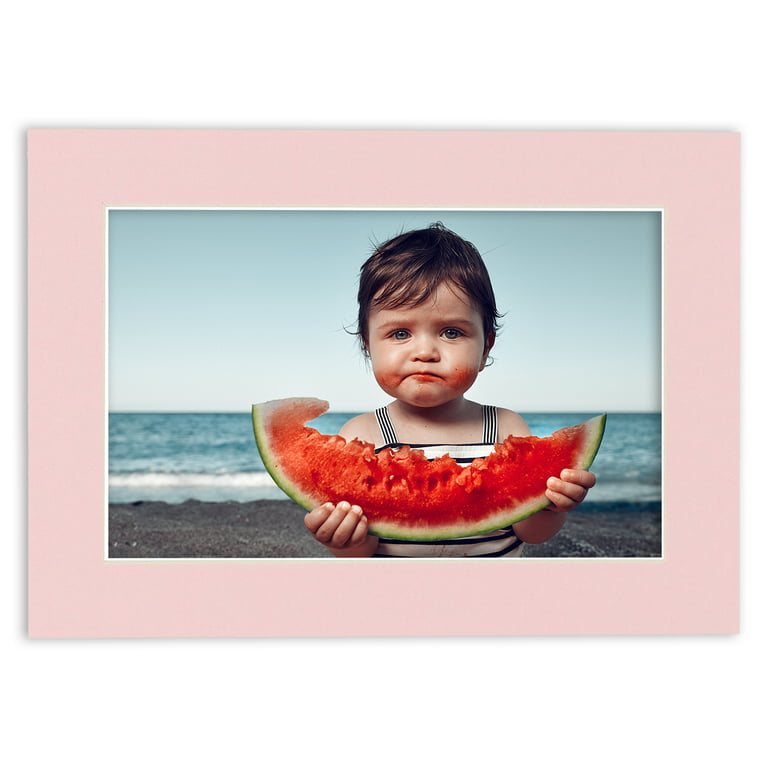 8x10 Mat for 11x14 Frame - Precut Mat Board Acid-Free Bay Blue 8x10 Photo  Matte Made to Fit a 11x14 Picture Frame Premium Matboard for Family Photos  Show Kits Art Picture Framing