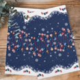 thumbnail image 4 of Navy Blue Christmas 1 Pack Kitchen Towel, Water Absorbent Dish Towel, Xmas Balls White Snowflake Decorative Hand Towels - Quick Drying Cloth for Cooking Baking, 18x28 Inch, 4 of 8