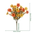 thumbnail image 3 of Artificial Fall Flowers Outdoors, 25 Bundles Autumn Fake Silk Flowers Plants Faux Fall Decorations for Home Outside Yard Garden Porch Patio Decor, Multicolor, 3 of 8