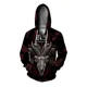 thumbnail image 2 of Sudadera con capucha y cremallera con diseño estético para hombre, ropa Y2k, sudadera con capucha con estampado de monstruo, sudaderas con cremallera, top gótico informal, sudaderas para hombre, 2 of 4