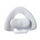 thumbnail image 1 of Cojín de espuma viscoelástica para espalda, soporte para vertebral, elevación de pies multifuncional, almohada relajante para piernas en gris claro, 1 of 9