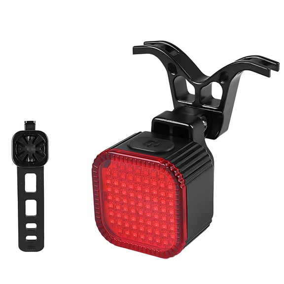 Smart Bike Tail Light with Brake Sensing, 9 Lighting Modes, ABS Water Resistant, 1.5 Inch LED Safety Light for Road, Mountain, Commute Cycling