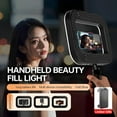 thumbnail image 2 of Rechargeable Selfie Portable Ring Light – Adjustable Bicolor Fill Light, Rechargeable Ring Light, Phone Video Stabilizer for iPhone with 4400mah Built-in Battery for 360 Photo Booth Accessories (C), 2 of 8