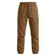 thumbnail image 4 of LIIPEE Boys Pants Casual Solid Color Durable Joggers With Zipper Ankle Length Loose Fit Sports Trousers Soft For Comfortable Play Wear Pants,Brown,15-16 Years, 4 of 6