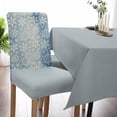 thumbnail image 2 of Chair Covers for Dining Room Set of 6,Christmas Bokeh White Snowflakes Stretch Seat Protector Removable Washable Chairs Slipcovers for Kitchen Banquet Wedding Hotel,Watercolor Gradient Red, 2 of 6