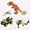 FC3720, variant on 327pcs Jurassic Dinosaur Escape From Ocean Building Block Alive Ship Mosasaurus Assembly Bricks Educational Toy Christmas Gift