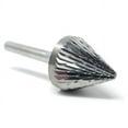 thumbnail image 5 of SJ-9 Double Cut Cone 60 Degree 1" x 15/16" Carbide Burr Bur Tool Die Grinder Bit 1/4" Shank, 5 of 6
