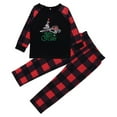 thumbnail image 4 of Wirziis Christmas Pajamas for Family, Christmas Costumes Long Sleeve Classic Plaid Printing Xmas Sleepwear for Matching Family Christmas Pajamas Sets, Merry Christmas, 4 of 9