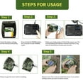 thumbnail image 3 of 2600 feet Solar Outdoor Infrared Powered Driveway Alarms Wireless Motion Sensors（1 Receiver 4 Sensor Brown）, 3 of 15