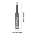 thumbnail image 3 of Wrinkle-Proof Matte Eyeshadow Stick with Built-in Mixing Brush, 8 Strong Colors, Long-Lasting Creamy Formula for Day and Night Use, Waterproof & Crease-Proof, Perfect for All Skin Types, 3 of 5