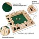 thumbnail image 2 of Träbrädspelet, 4-spelare Shut The Box Tärningsspel Trä Matematik Traditionellt Pubbräde Tärningsspel Resa 4 Spelare Fantastiska Familjespel, 2 of 5