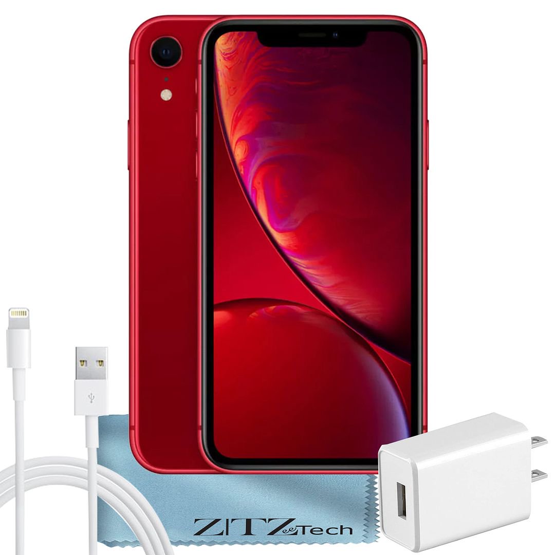 Apple iPhone XR, 64GB, Black - Fully Unlocked - Certified