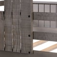 thumbnail image 5 of Harper & Bright Designs Wooden House Bunk Bed Twin Over Full Bunk Bed Floor Playhouse Bed for Bedroom, Antique Gray, 5 of 8