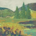 thumbnail image 2 of Zarris, Chariklia 26x26 Gold Ornate Wood Framed with Double Matting Museum Art Print Titled - Rural Ramble I, 2 of 4