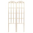 thumbnail image 2 of Kingtowag Gold Planter Vertical Pot Trellis for Indoor Decorative, 2-Pack Steel Floral Trellis, 19.69" * 5.9", Freestanding Plant Climbing Frame, Rust-Resistant and Durable, 2 of 8