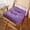 Purple, variant on 100Fens Chair Cushion Solid Color Seat Cushion Thickened Soft Corduroy Filled Chair Cushion Suitable For Kitchen Dining Chair Patio Cushion