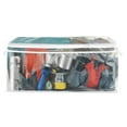 thumbnail image 4 of Whitmor Flexible Zip Closet Storage Tote - Jumbo - Clear - Adult, 4 of 9