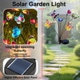 thumbnail image 5 of Rirool 2 Pack Solar Garden Lights Outdoor, Multicolor Butterfly Swaying LED Stake Lights Waterproof Solar Powered Yard Lights for Pathway Lawn Patio Garden Landscape Decor Gifts, 5 of 8