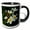 Black/White, variant on 3drose, Usa, Hawaii, Kailua Kona, Close-up of Singapore Plumeria., 15oz Two-tone Green Mug