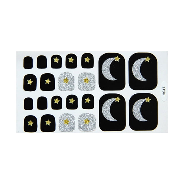 RYRDWP Foot Stickers Stickers Waterproof Foot Nail For Female DIY Nail Decoration