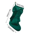 thumbnail image 3 of Taicans ‌Luxury Velvet Christmas Stocking with Oversized Bow - Premium Xmas Decor,Gift for Kids & Adults (Pink),Soft & Durable,Perfect for Holiday Tradition,Stocking Stuffer Ideas‌, 3 of 6