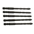 thumbnail image 3 of Four-Flute Sawtooth Eccentric Drill Bit Professional Carpentry Tools For Glass Ceramic Concrete Brick Metal Drill Bit Set - D, 3 of 7