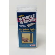 Krowne 29-160 Hard Wobble Wedge and Shim for Tables and Furniture, Hard and Clear | 75/Bottle