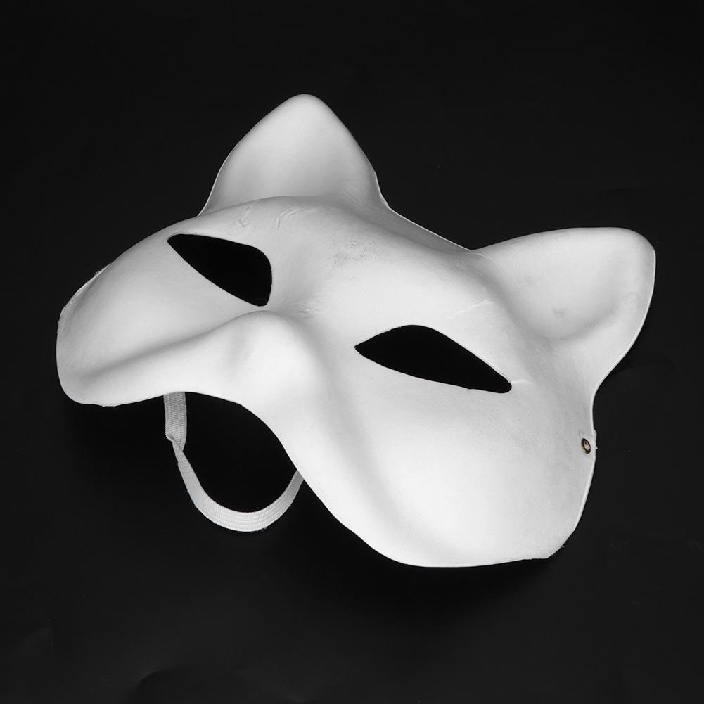 Sonew 5 Pcs Blanc Masque Adulte Blanc DIY Dessin Masque Halloween 