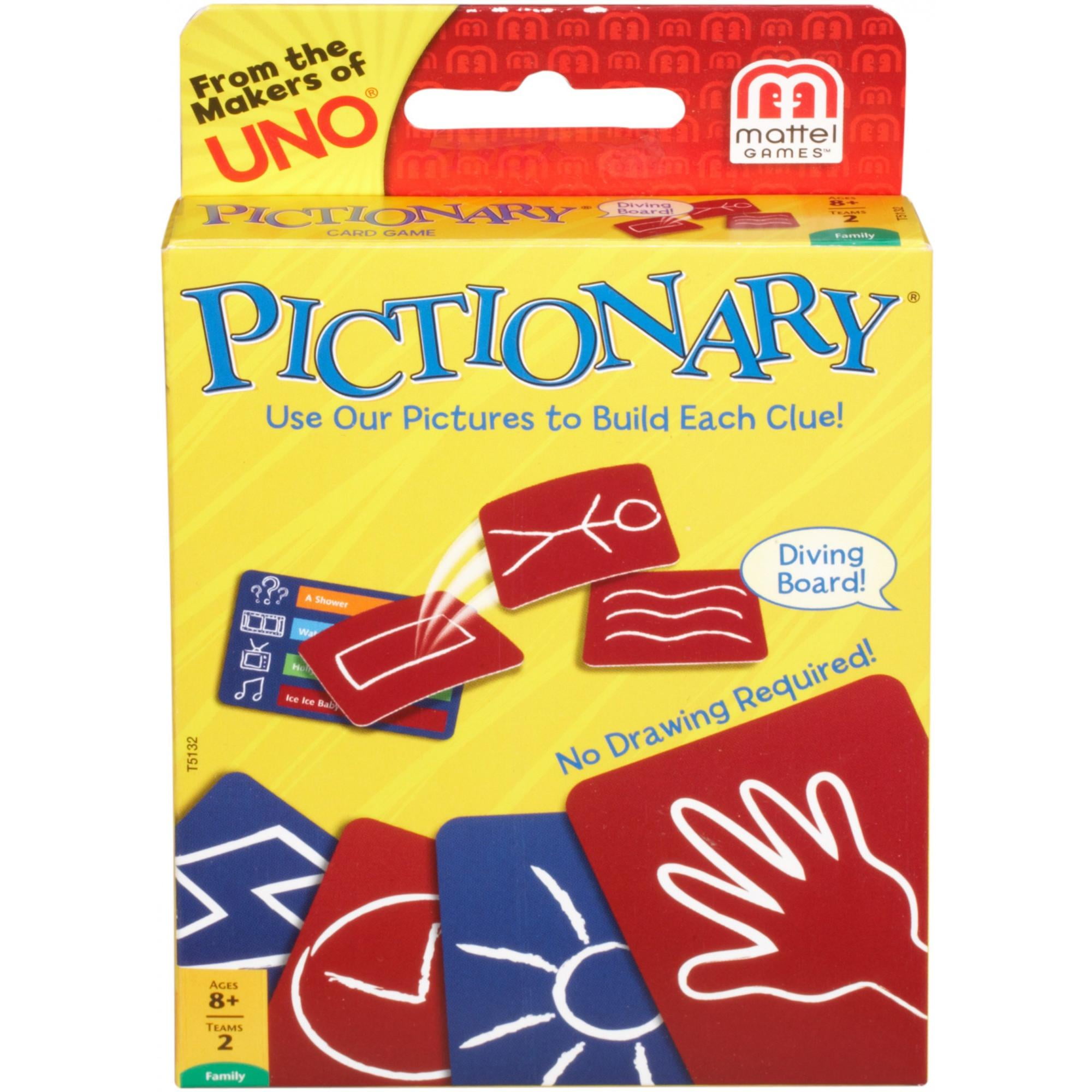 Pictionary second edition board game replacement pieces qty 100 random cards 