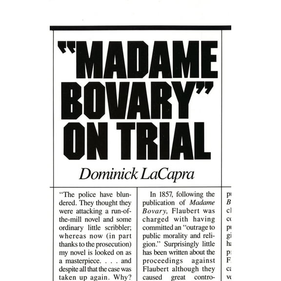Madame Bovary on Trial, (Paperback)