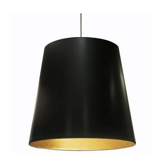 Dainolite 1 Light Oversized Drum Pendant X-Large - Black