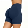 thumbnail image 5 of vigerkar Womens Gym Workout Shorts Seamless Butt Lifting Biker Shorts Soft Stretchy Booty Yoga Shorts for Women (Navy, XL), 5 of 7