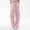 #Pink, variant on DPTALR Women's Elastic Waist Wide Leg Cargo Pants,Lightweight Multi-Pocket Drawstring Casual Trousers,Dark Gray,Women's Plus Size XXL