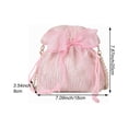 thumbnail image 2 of Vjnyvs Lace Bow Tote Bag White Pearl Handle Bag Evening Clutch Bag Summer Bucket Crossbody Bag Women Supply for Daily Matching, 2 of 7
