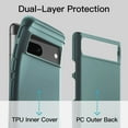 thumbnail image 3 of JETech Heavy Shockproof Case for Google Pixel 7, Dual Layer Rugged Protective Phone Cover with Shock-Absorption (Cyprus Green), 3 of 6