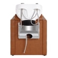 thumbnail image 4 of BarberPub Backwash Shampoo Chair Salon Hair Washing Station with Ceramic Shampoo Bowl, Footrest 9083, 4 of 9