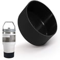 thumbnail image 4 of 2 piezas de silicona para taza de agua cubierta protectora anti-escaldado para taza de coche de 40 oz (negro), 4 of 9