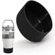 thumbnail image 4 of Tapas De Botellas 2 piezas de silicona para taza de agua cubierta protectora anti-escaldado para taza de coche de 40 oz (negro) Likrtyny Libre de BPA, 4 of 9
