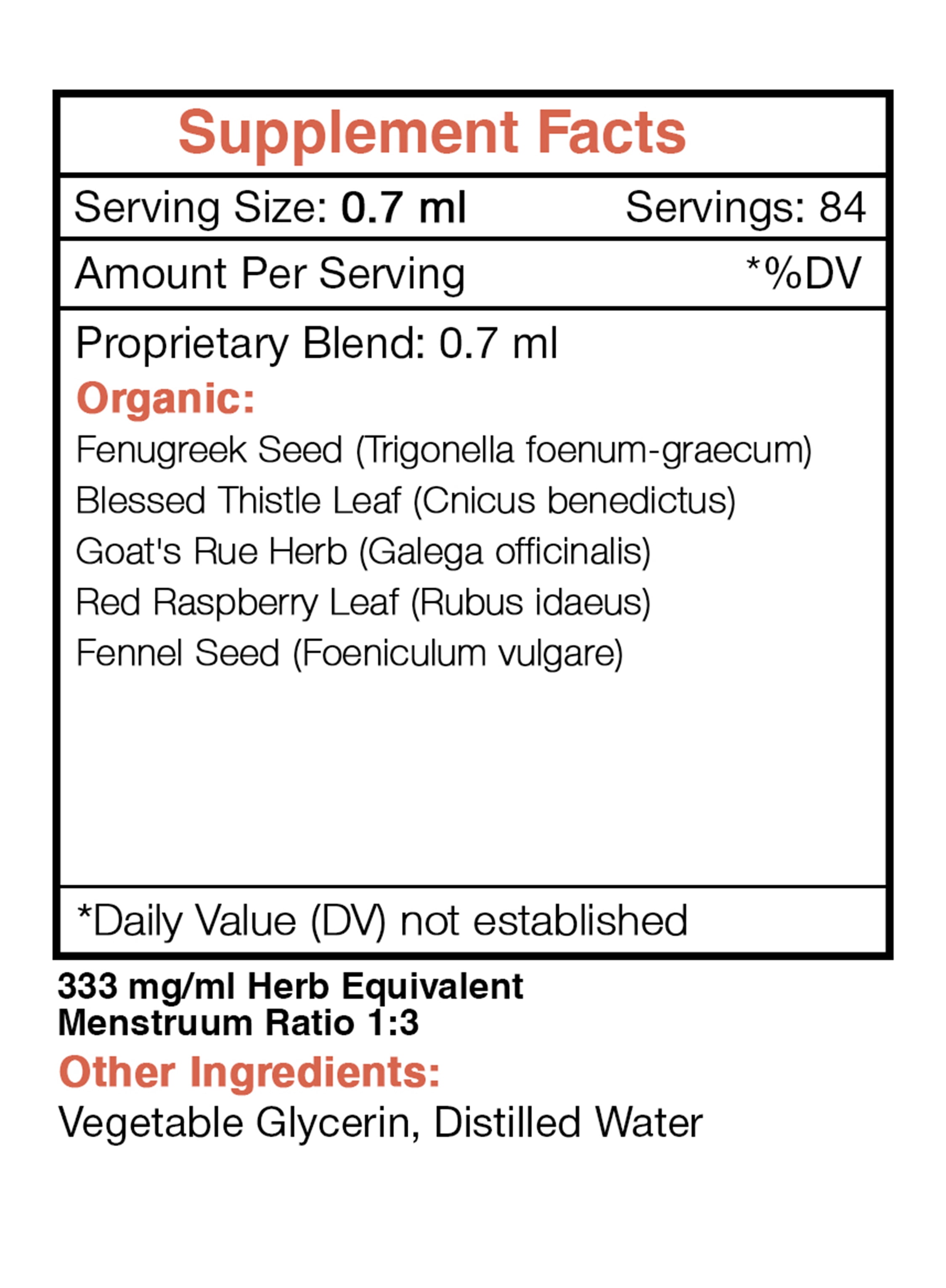 Secrets Of The Tribe Lactation Secret Blend Tincture Dietary Supplement, Natural Extract, Made from Fenugreek, Blessed Thistle, Goat's Rue, Red Raspberry, Fennel Seed. Mother's Milk 2 oz